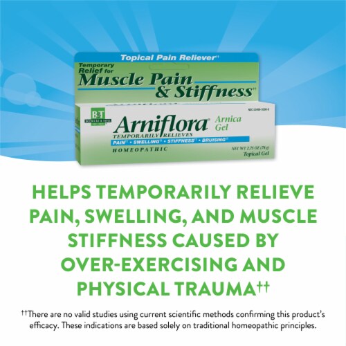 Boericke & Tafel® Arniflora Muscle Pain & Stiffness Relief Arnica Gel Perspective: bottom