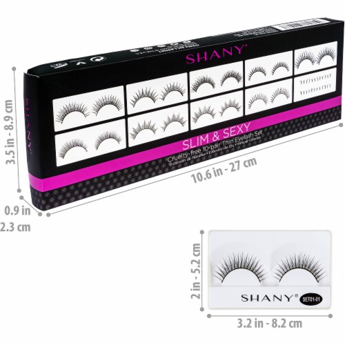 SHANY False Thin Lashes Set Perspective: bottom