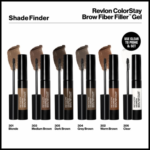 Revlon ColorStay Eyebrow Microfiller 303 Medium Brown Perspective: bottom