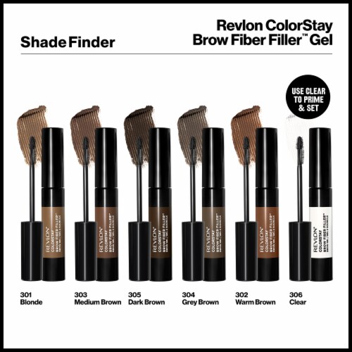 Revlon ColorStay Eyebrow Microfiller 305 Dark Brown Perspective: bottom