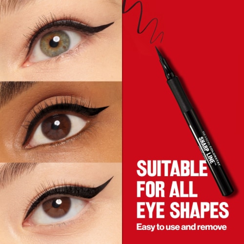 Revlon ColorStay Sharp Line Liquid Liner 01 Blackest Black Perspective: bottom