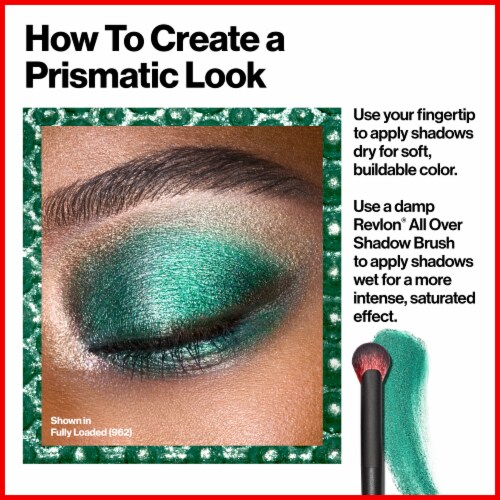 Revlon So Fierce Prismatic Eyeshadow Palette 961 That'S A Dub Perspective: bottom