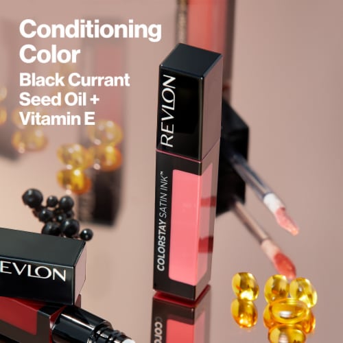 Revlon ColorStay Satin Ink Liquid Lipstick 005 Silky Sienna Perspective: bottom