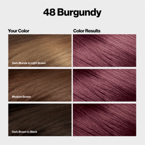 Revlon ColorSilk Permanent Hair Color with Bond Repair Complex 048 Burgundy Perspective: bottom
