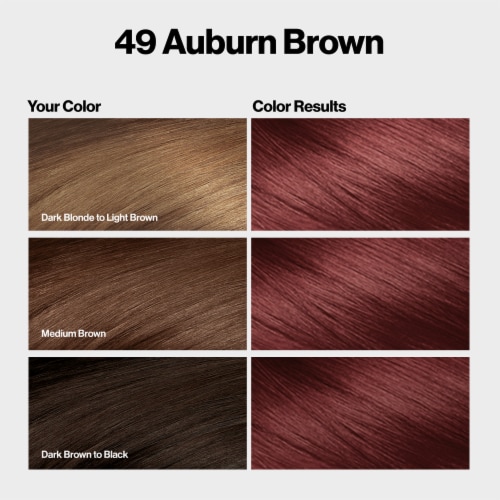 Revlon ColorSilk Permanent Hair Color with Bond Repair Complex 049 Auburn Brown Perspective: bottom