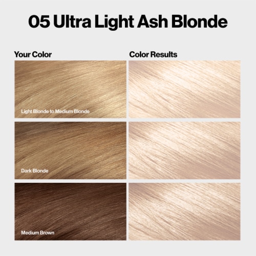 Revlon ColorSilk Permanent Hair Color with Bond Repair Complex 005 Ultra Light Ash Blonde Perspective: bottom