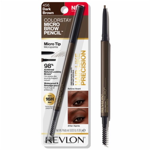 Revlon ColorStay Micro Brow Pencil 456 Dark Brown Perspective: bottom