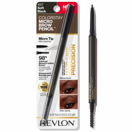 Revlon ColorStay Micro Brow Pencil 457 Soft Black Perspective: bottom