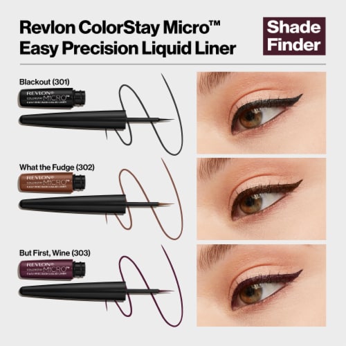 Revlon ColorStay Micro Easy Precision Liquid Eyeliner 301 Blackout Perspective: bottom