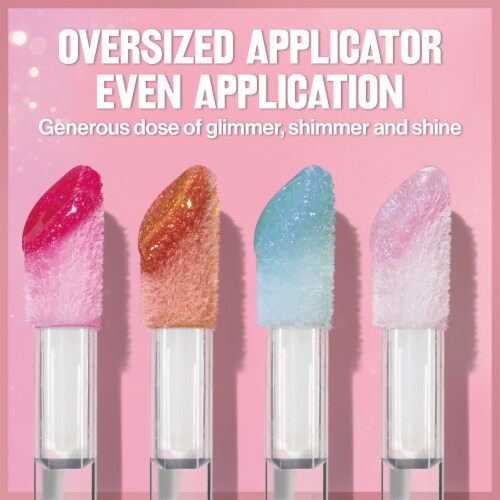 Revlon Super Lustrous Glimmer Gloss 010 Indigo Ice Perspective: bottom