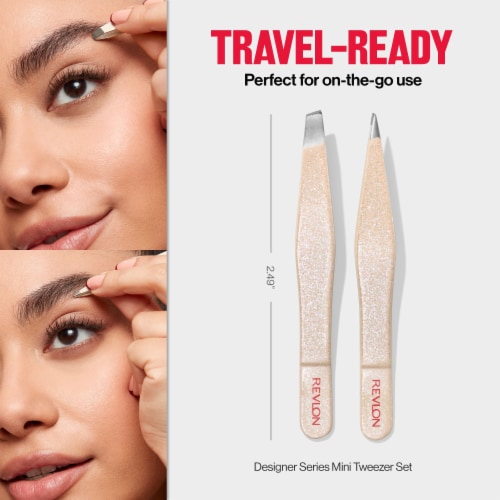 Revlon Designer Series Mini Tweezer Set Perspective: bottom