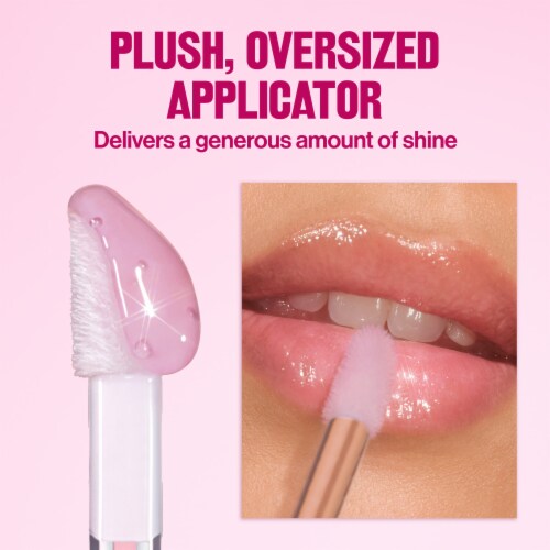 Revlon Super Lustrous Glimmer Lip Oil 004 Gone Rose Perspective: bottom