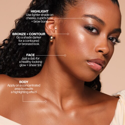 Revlon ColorStay Face + Body Glow Lotion 130 If You Glow You Glow Perspective: bottom