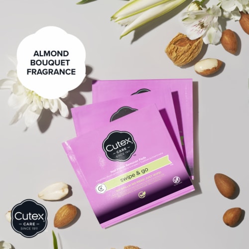 Cutex Swipe & Go Nail Polish Remover Pads Perspective: bottom