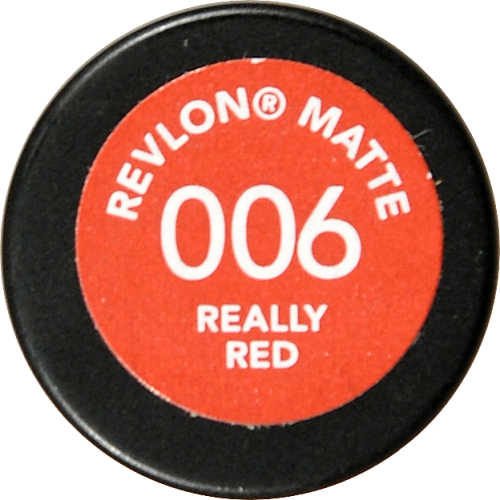 Revlon Really Red Matte Lipstick Perspective: bottom