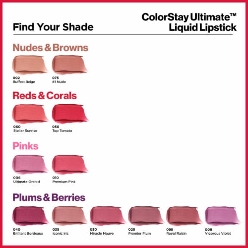 Revlon ColorStay Ultimate Liquid Lipstick 040 Brilliant Bordeaux Perspective: bottom