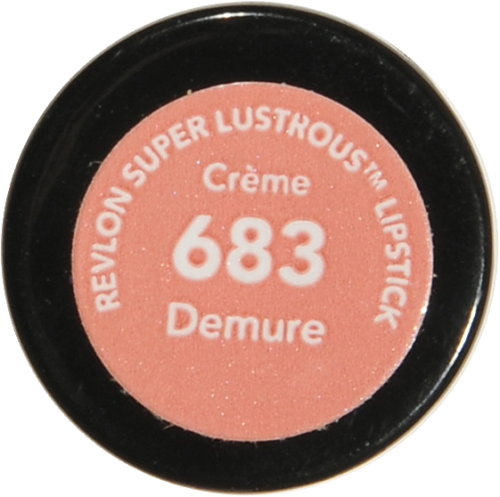 Revlon Super Lustrous Demure Creme Lipstick Perspective: bottom