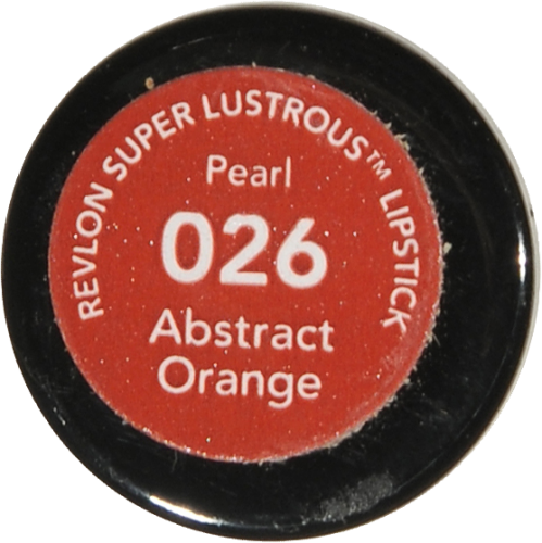 Revlon Super Lustrous Abstract Orange Pearl Lipstick Perspective: bottom