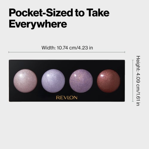Revlon Illuminance Crème Eyeshadow Quad 701 Wild Orchids Perspective: bottom