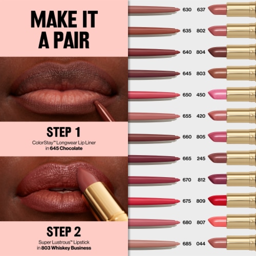 Revlon ColorStay Lipliner 650 Pink Perspective: bottom