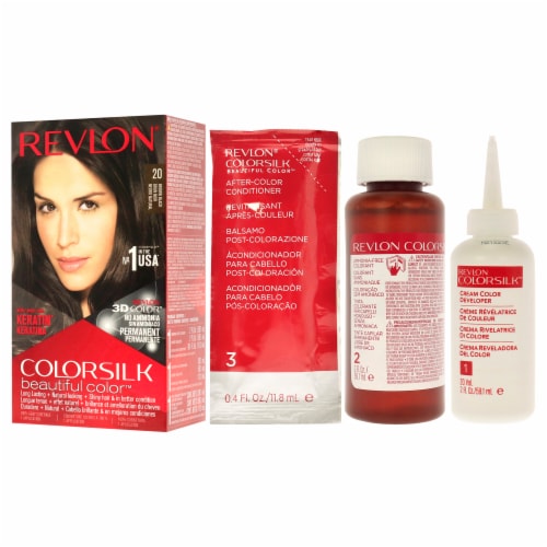 Revlon Colorsilk Permanent Hair Color - 20 Brown Black Perspective: bottom