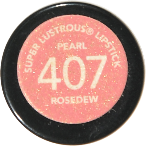 Revlon 407 Rosedew Super Lustrous Pearl Lipstick Perspective: bottom
