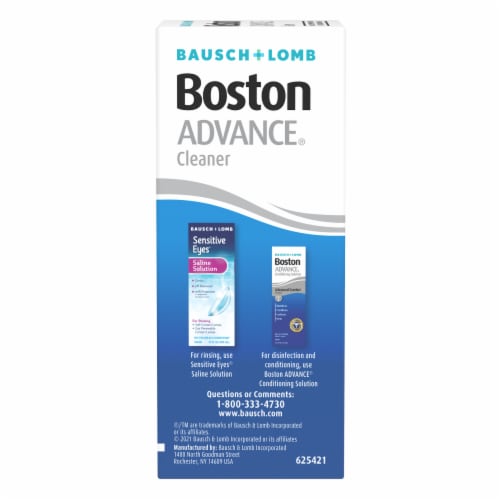 Boston ADVANCE Cleaning Contact Lens Solution for Rigid Gas Permeable Lenses Perspective: bottom