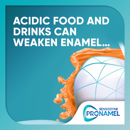 Sensodyne Pronamel Mineral Boost Enamel Peppermint Toothpaste Perspective: bottom
