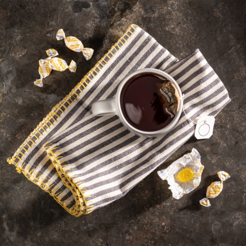 HALLS Relief Honey Lemon Cough Drops Perspective: bottom