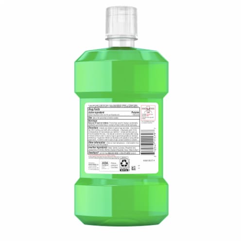 Listerine Smart Rinse Mint Shield Mouthwash Perspective: bottom