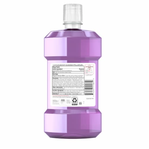 Listerine Smart Rinse Kids Mouthwash Berry Splash Flavor Alcohol-Free Anticavity Fluoride Oral Rinse Perspective: bottom