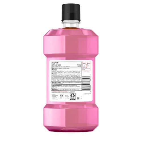 Listerine Smart Rinse Pink Lemonade Mouthwash Perspective: bottom