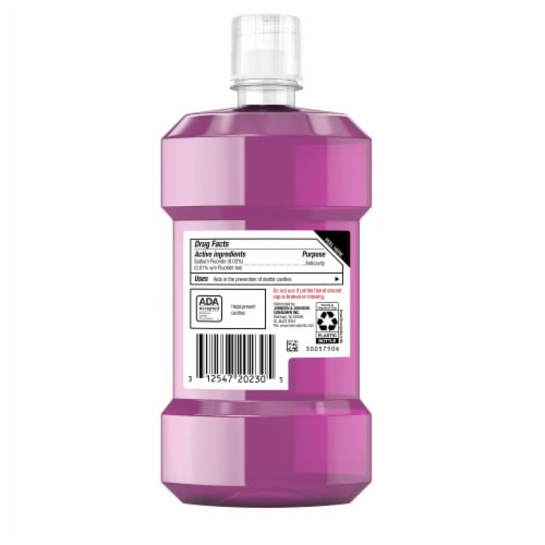 Listerine Total Care Anticavity Fluoride Mouthwash, Fresh Mint Perspective: bottom