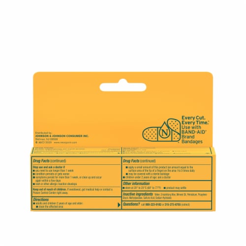 Neosporin + Pain Relief Dual Action First Aid Antibiotic Cream Perspective: bottom
