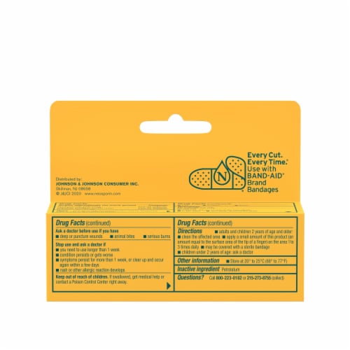Neosporin Burn Relief & First-Aid Antibiotic Ointment Perspective: bottom