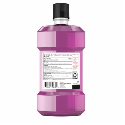 Listerine Total Care Mouthwash Fresh Mint Anticavity Fluoride Oral Rinse with 6 Benefits in 1 Perspective: bottom