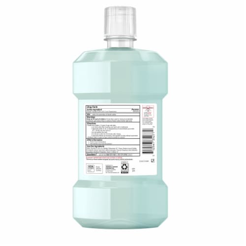 Listerine Clinical Solutions Mouthwash Enamel Strengthening Alpine Mint Oral Rinse Perspective: bottom