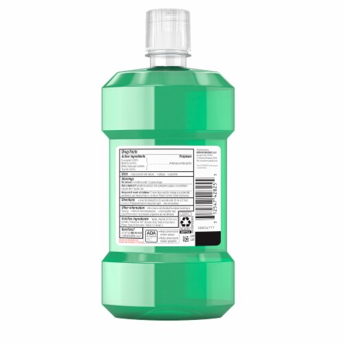 Listerine Antiseptic Mouthwash Freshburst Spearmint Flavor Daily Oral Rinse for Bad Breath Perspective: bottom