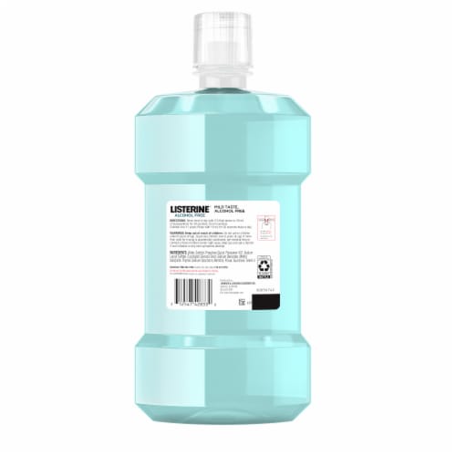Listerine Zero Alcohol Cool Mint Mouthwash Perspective: bottom