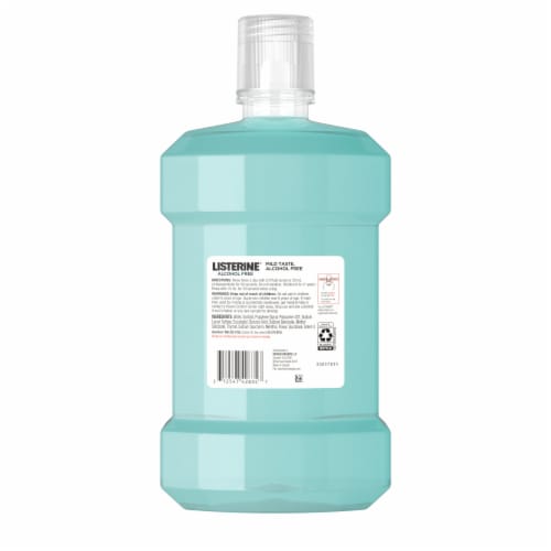 Listerine Zero Alcohol Cool Mint Mouthwash Perspective: bottom