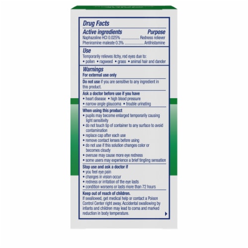 Visine Allergy Relief Multi-Action Eye Drops Perspective: bottom