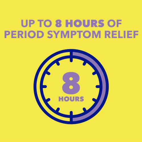 Midol® Long Lasting Menstrual Pain Reliever Acetaminophen Caplets Perspective: bottom