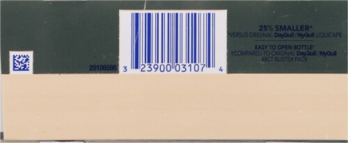 VICKS DayQuil & NyQuil High Blood Pressure Cold & Flu Relief Liquicap 48ct Perspective: bottom