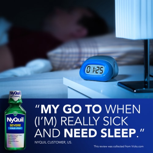 Vicks NyQuil Severe Cold & Flu Liquid Perspective: bottom