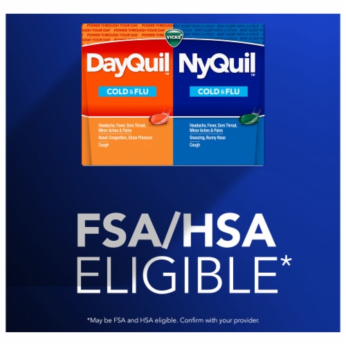 Vicks® DayQuil NyQuil Cold & Flu Liquicaps Perspective: bottom