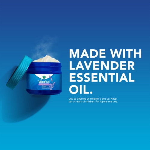 Vicks Lavender Scent VapoRub Perspective: bottom