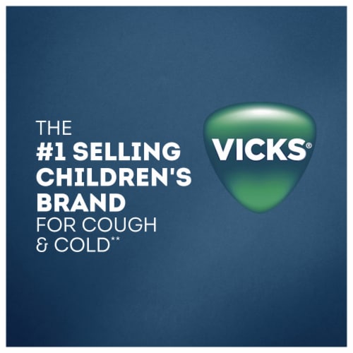 Vicks® Children's Cough and Congestion Grape Flavor Night Liquid Perspective: bottom