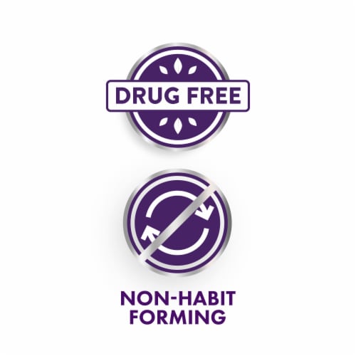 ZzzQuil PURE Zzzs Sleep+ De-Stress Melatonin Sleep Aid Gummy Perspective: bottom