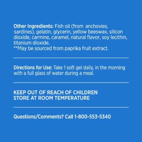 Ocuvite Adult 50+ Eye Vitamins and Mineral Supplements with Lutein and Zeaxanthin Softgels Perspective: bottom
