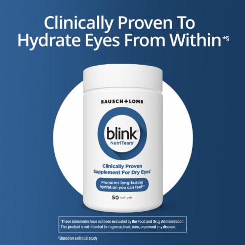 Blink NutriTears Clinically Proven Eye Care Supplement for Dry Eyes Perspective: bottom
